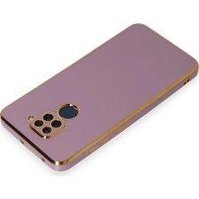 Renas Store Newface Xiaomi Redmi Note 9 Kılıf Volet Silikon - Mor