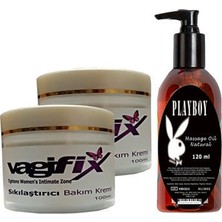 Kap Kaç Vagifix Varicose Vein Defense Cream 2 Ad +Playboy Masaj Yağı