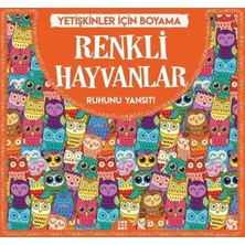 Bg Store Renkli Hayvanlar - Yetişkinler Için Boyama; Ruhunu Yansıt!