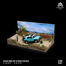 Moreart MO901319 1:64 Rough And Rugged Hill Scene Kayalık Tepe Dioraması Off-Road Model Araç Sergileme Standı