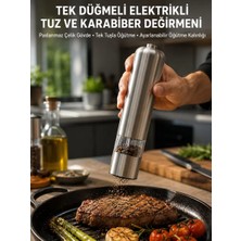 Renas Store Elektrikli Baharat Öğütme Cihazı Ergonomik Şeffaf Gövde Yeni Nesil