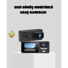 Valor Full Hd 3'lü Araç Kamerası Geri Görüş Destekli Park Modlu 1080P Dvr