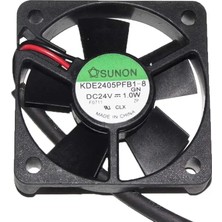 Sunon KDE2405PFB1-8 Aksiyel Soğutma Fanı 24V Dc 50X50X10 mm - Bilyalı Yataklı