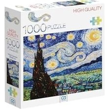 Bg Store Yıldızlı Gece 1000 Parça 2,2mm Kalınlık 48X68CM Profesyonel Hobi Puzzle Yapboz Serisi