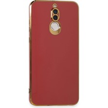 Renas Store Mey Ithalat®  Huawei Mate 10 Lite Kılıf Volet Silikon - Kırmızı
