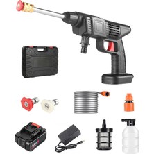 Renas Store 48V Şarjlı Çift Bataryalı Taşınabilir Basınçlı Oto Yıkama Bahçe Sulama Sı