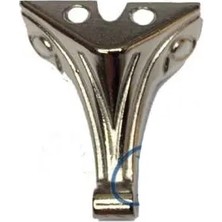 Renas Store Moda Ahşap, Mdf, Sunta Sandık Ayağı, Kutu Ayak 2,5 cm - Nikel