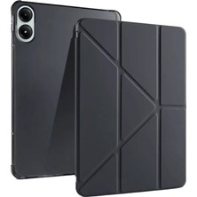 Mey Ithalat®   Redmi Pad Pro 12.1 Kılıf Kalemlikli Mars Tablet Kılıfı - Siyah