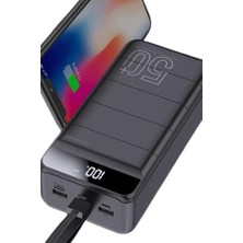 Astraltech Taşınabilir Powerbank 50.000 Mah 4 Girişli Hızlı Şarj LED Göstergeli Fenerli Şarj