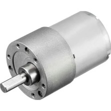 Voltaj 12V 35MM 319 Rpm Redüktörlü Dc Motor