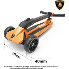 MarkEntegra Katlanabilir 3 Tekerlekli Çocuk Scooter, Işıklı ve Eğlenceli