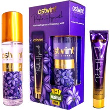 Nacario Ostwint Fragrance Mist Purple Hyacinth Vücut Spreyi 200ML & Vücut Kremi 50ML Set - Mor Sümbül ve Çiçeksi Parfüm Kokusu