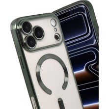 Kap Kaç iPhone 17 Pro Max Kross Magneticsafe Kapak - Koyu Yeşil