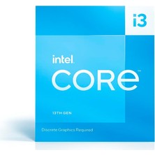 Bg Store Intel Core I3 13100F 3.40GHZ 4 Çekirdek 12MB Önbellek LGA1700 Soket 10NM Kutulu Box Işlemci