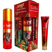 Nacario Ostwint Fragrance Mist Tropical Flower Vücut Spreyi 200ML & Vücut Kremi 50ML Set - Ferahlatıcı Deniz Esintisi ve Çiçeksi Parfüm Kokusu