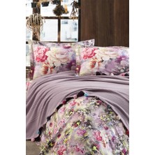 Dantela Vita Violet Ponponlu Pike Takımı Leylak
