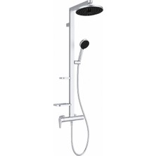 İdeal Standart IDEAL CERAFLOW ALU+ DUŞ SİSTEMİ-SİLVER-APLİKE DUŞ