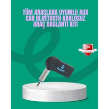 Renas Store Taşınabilir Bluetooth Aux Araç Müzik ve Konuşma Kiti
