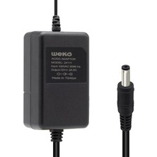 Renas Store Weko 12 Volt 2 Amper 5.5*2.1 Uçlu Yerli Üretim Plastik Kasa Masaüstü Adaptör