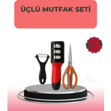 Renas Store 3 Parçalı Çok Fonksiyonlu Mutfak Makas Seti – Paslanmaz Çelik Ergonomik Tasarım