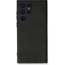 Renas Store Samsung Galaxy S23 Ultra Kılıf Nano Içi Kadife Silikon - Siyah