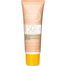 Bg Store Photoderm Cover SPF50+ Light Karma Yağlı Ciltler Kapatıcı Etkili Renkli Güneş Kremi 40 ml