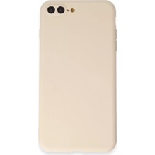 Renas Store Iphone 7 Plus Kılıf First Silikon - Krem