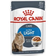 Kap Kaç Light Weight Gravy Düşük Kalorili Light Kedi Konservesi 12 Adet 85 gr