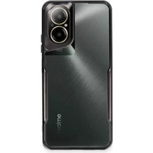 Renas Store Newface Realme 12 Lite Kılıf Boyi Silikon Kapak - Siyah