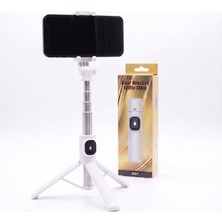 Közen M27 Four Bracket Profesyonel Tripod Selfie Çubuğu - Bluetooth Kumandalı