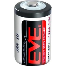 Eve 3.6V ER14250 Lithium Pil 1200 mAh Kapasite ile Yüksek Performanslı Enerji Kaynağı