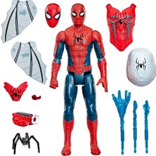 Bg Store Spider-Man: Yepyeni Bir Gün Titan Serisi Eşsiz Ağ Atıcı Aksiyon Figürü, 29,2 cm Süper Kahraman Oyuncakları ve Figürleri, 4 Yaş ve Üzeri