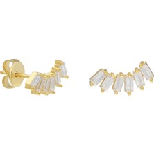 Eva Pırlanta Zirkon Küpe 717046 Gold