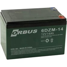 Renas Store Orbus Kıjo 12 Volt 14 Amper Elektrikli Bisiklet Aküsü (150X97X95 Mm)