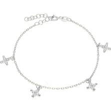 Eva Pırlanta Çiçek Bileklik 718522 Silver