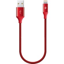 Hepta Collection Ttec Mini 30CM Lightning Şarj Kablosu- Kırmızı (2DK28K)