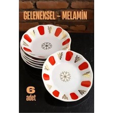Renas Store Melamin Çay Tabağı 6 Adet Geleneksel Türk Çay Bardağı Altlığı 721658