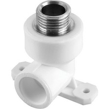 Kap Kaç Pvc Boru Pprc Sıva Altı Dış Dişli Tekli Batarya Bağlantısı 20X1/2 10 Adet