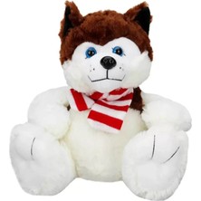 Renas Store Üreticiniz Nessiworld Oturan Husky Atkılı Peluş Köpek 30 cm