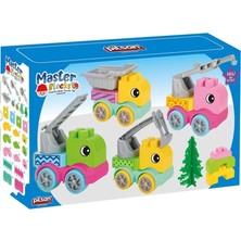 Renas Store Üreticiniz 03 607 Master Bloklar Inşaat Kamyonları Seti