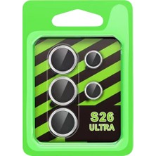 Renas Store Samsung Galaxy S26 Ultra Raze Metal Kamera Lens - Gümüş