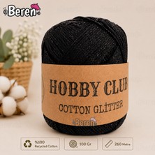 Cotton Glitter 100GR/260M El Örgü Ipi Simli Pamuk Iplik Yazlık Örgü Çanta Bandana Amigurumi Renk Kodu : 270