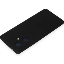 Renas Store Newface Vivo V29 Lite Kılıf Nano Içi Kadife Silikon - Siyah