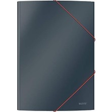 Bg Store Soft Touch Lastik Kilitli Dosya, A4, Gri
