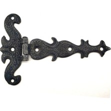 Renas Store Antika Tarz Dekoratif Pirinç Kuyruklu Kelebek Menteşe - 94X147 Mm, Oksit