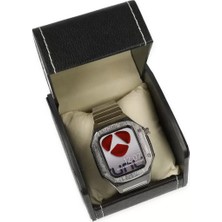 Renas Store Newface Apple Watch 45MM KR409 Metal Kordon - Gümüş