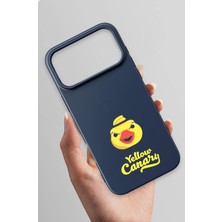 x Dekomus Lisanslı Fenerbahçe Iphone 17 Pro Max Yellow Canary Lacivert Silikon Telefon Kılıfı "dekomus Cep Defteri Hediyeli"