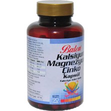 Kap Kaç Kalsiyum Magnezyum Çinko 90 Kapsül