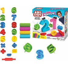 Renas Store Üreticiniz 03552 3D Rakamlar Hamur Set 200GR