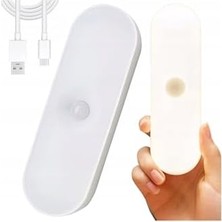 Bg Store Neo Vista USB Şarjlı LED Işık, Hareket Sensörlü, Beyaz Işık, Oda, Mutfak, Salon ve Merdiven Için Taşınabilir Lamba